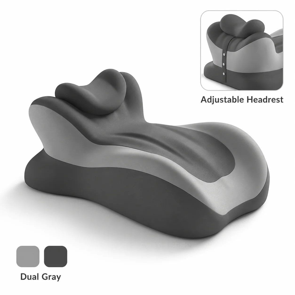 Multifunctional Memory Foam Prone Reading Pillow Relieve Neck Arm Fatigue Removable Headrest Anti-Slip Ideal for Bed Reading Wat