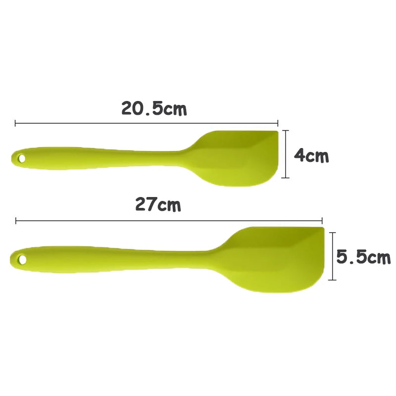 Silicone Spatula Set 2 Pieces for Baking and Mixing