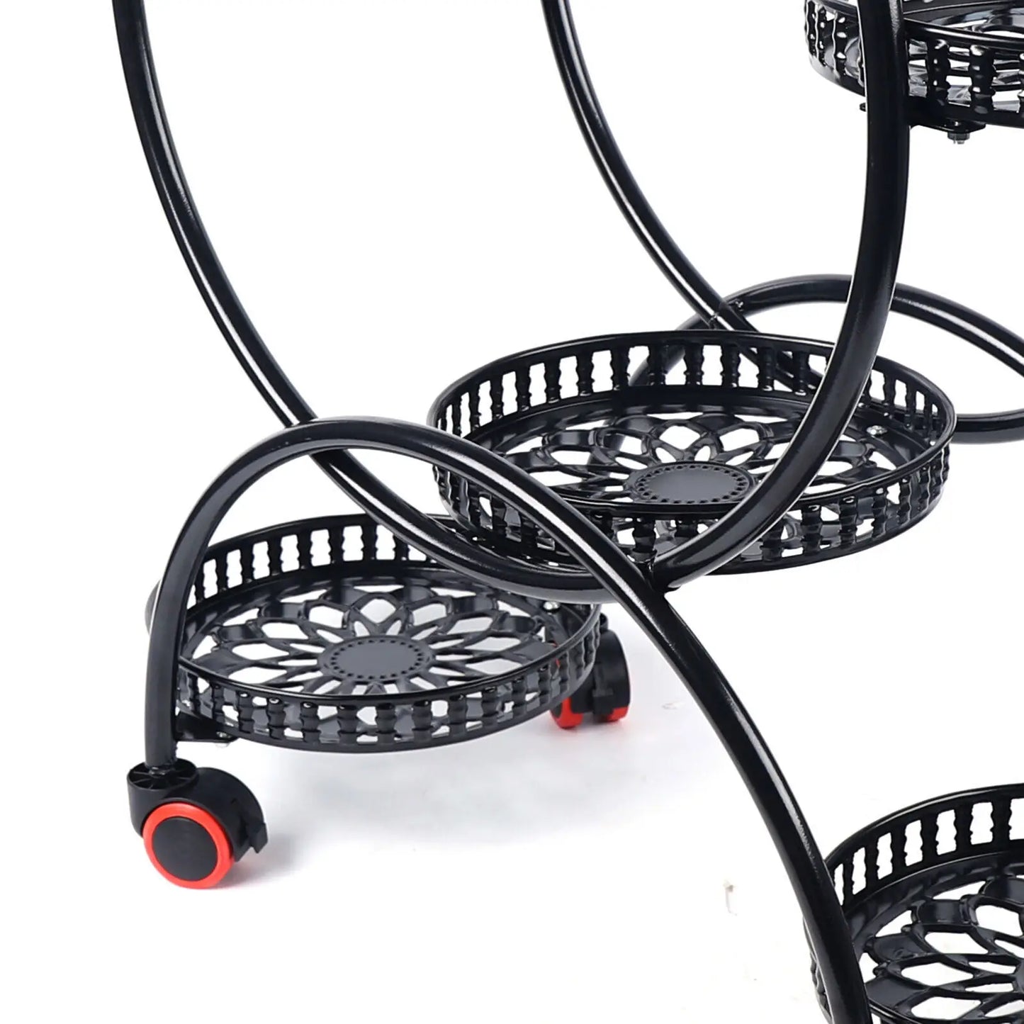 Bymaocar 6 Tier Metal Plant Stand Pot Rack Indoor Outdoor