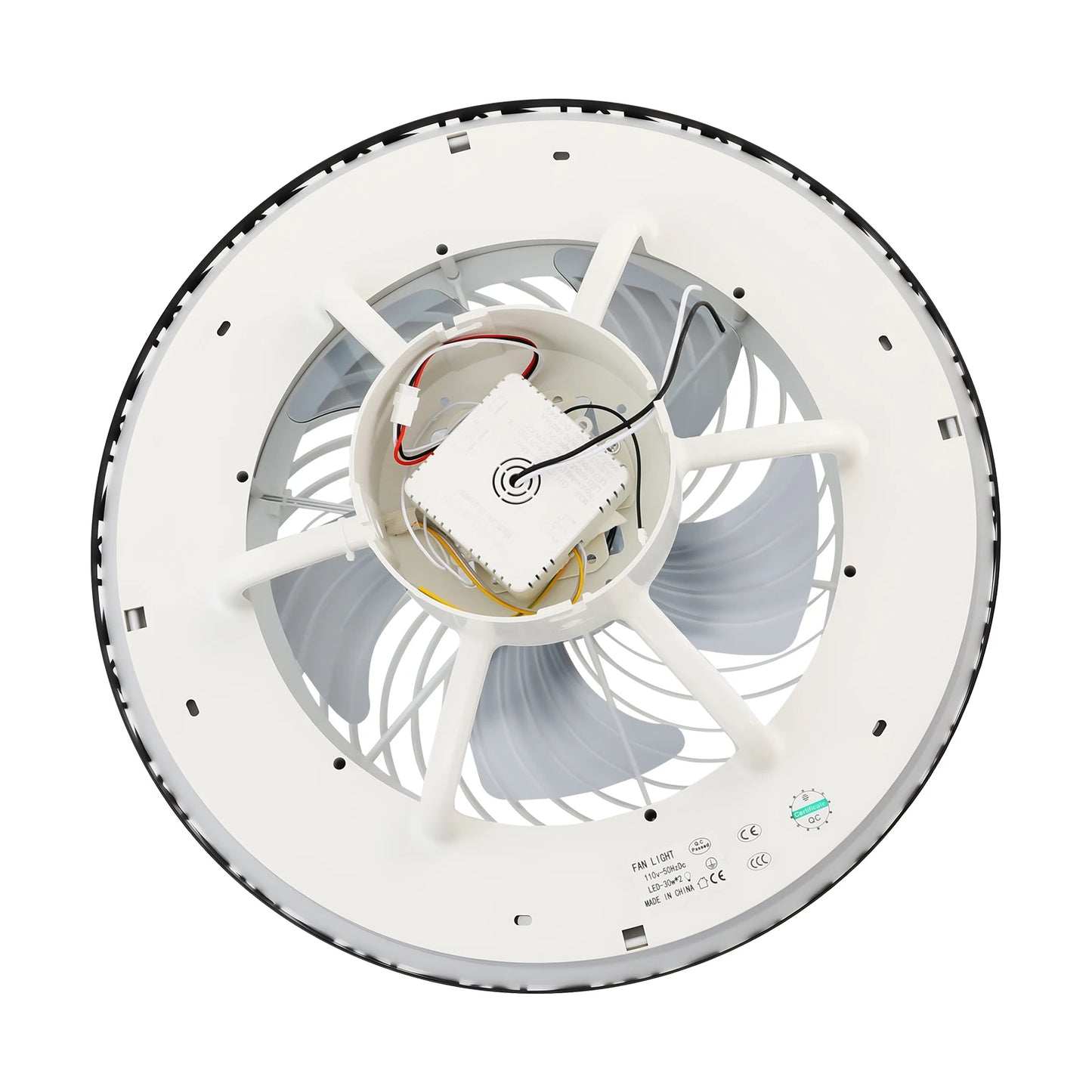 Bird's Nest Ceiling Fan Light 48W LED 3 Color Temperature 6 Wind Speed 1/2/4/8H Timer Pure Copper Motor Reversible Fan Remote Control Fan Lamp For Bedroom Living Room