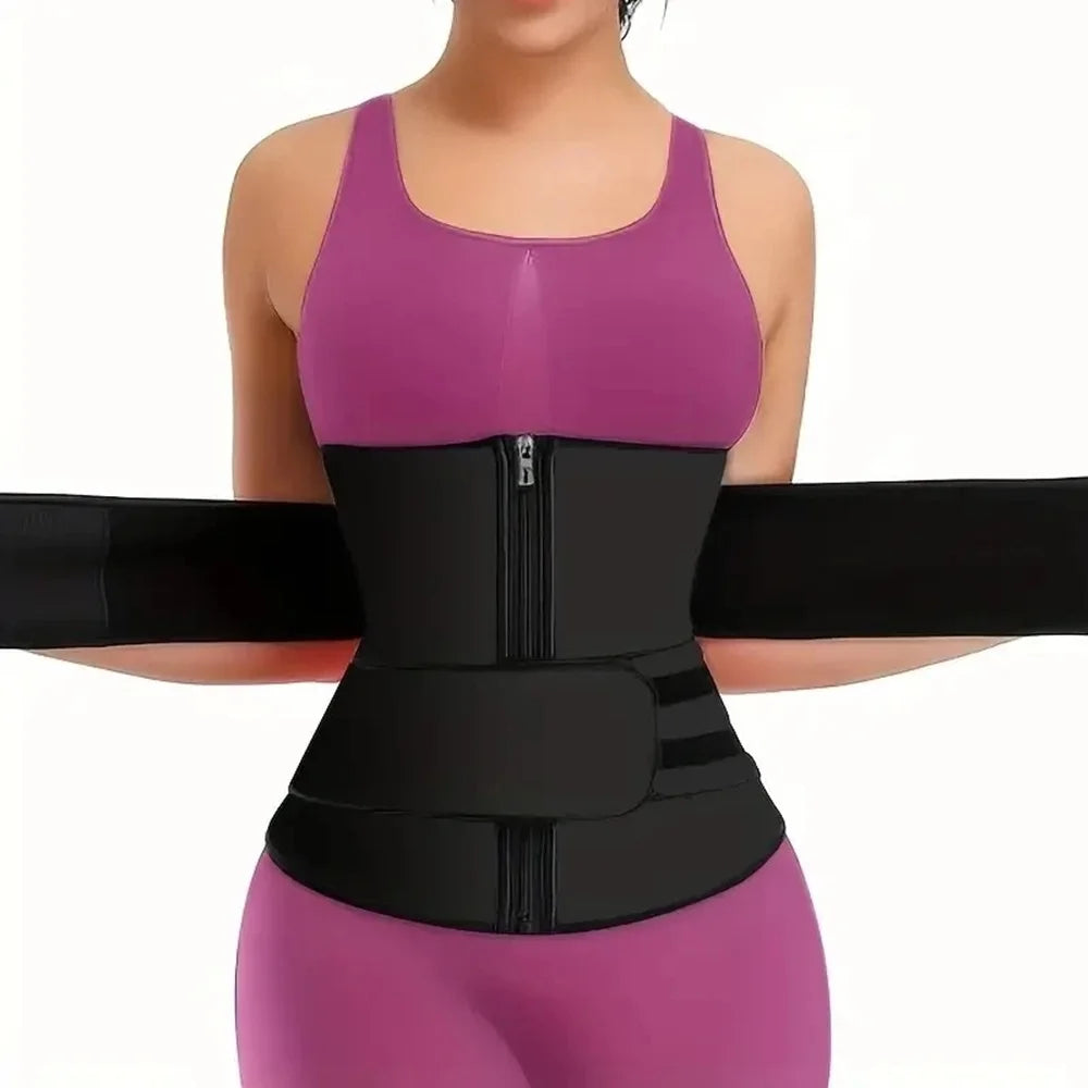 Waist Trainer Slimming Body Shaper Fitness Belt Weight Loss Fat Burning