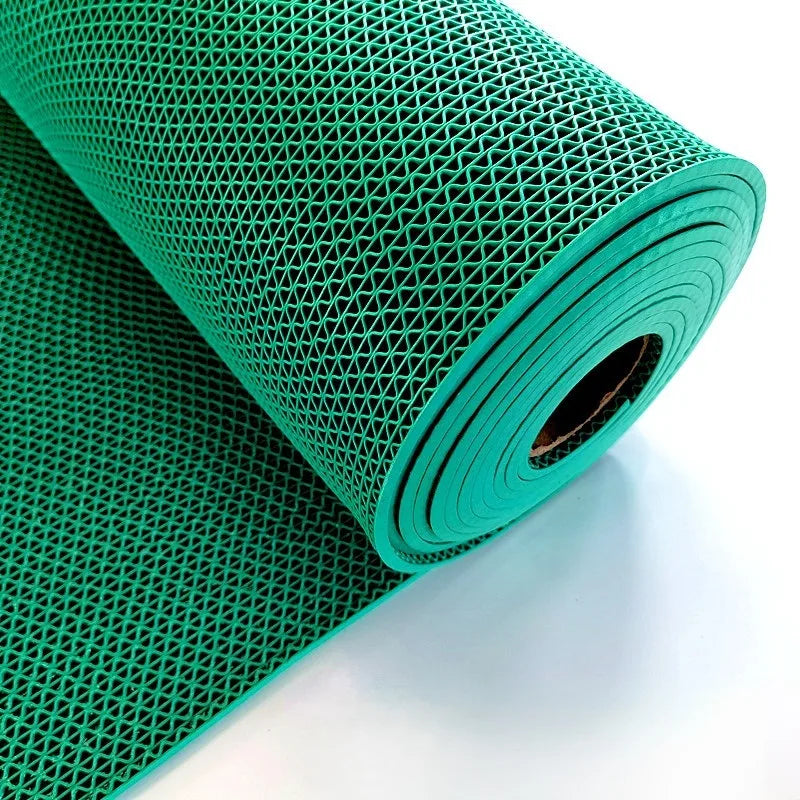 PVC Anti Slip Bath Mat Mesh Floor Mat Bathroom Kitchen