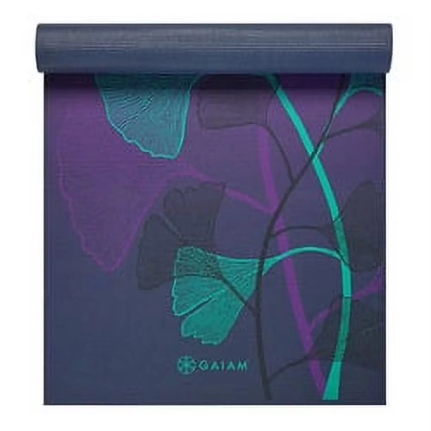 Premium Printed Yoga Mat Lily Shadows Non Slip Exercise Mat