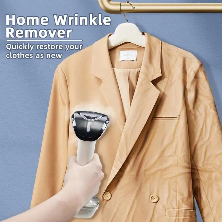 Handheld Clothes Steamer, 1200W Portable Steam Iron For Travel And Home Use, 2 In 1 Fabric Wrinkle Remover 30S Fast Heat Up For