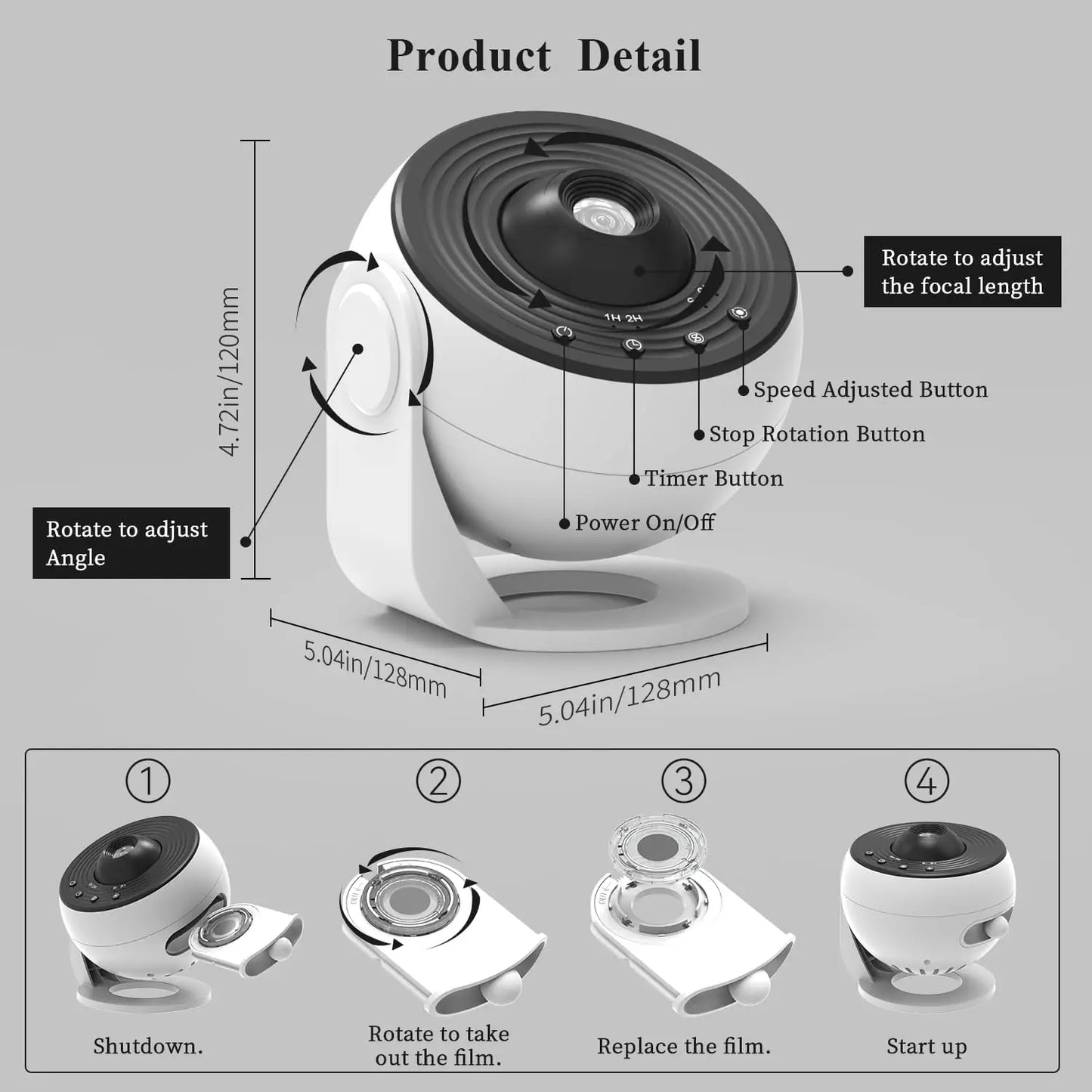 Aiopp Galaxy Projector Pro 13 in 1 Planetarium Bedroom