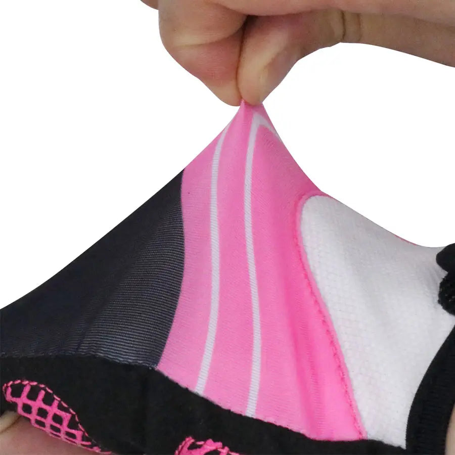 Cycling Half Finger Gloves For Men Women Shockproof Nylon Microfiber