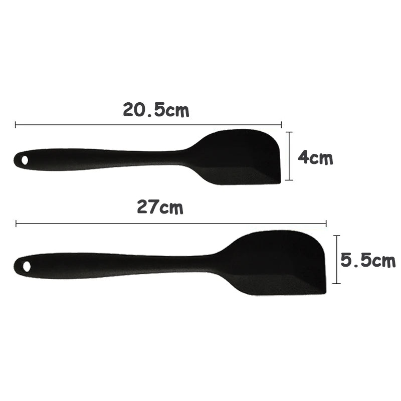 Silicone Spatula Set 2 Pieces for Baking and Mixing
