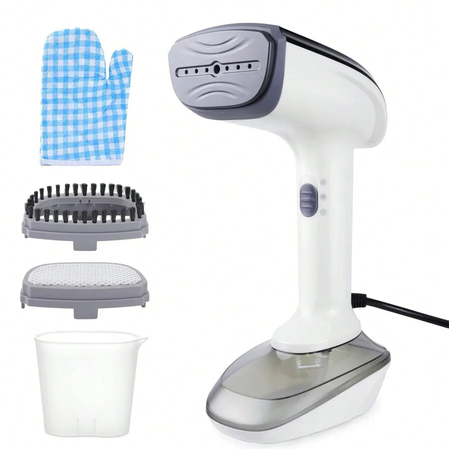 Handheld Clothes Steamer, 1200W Portable Steam Iron For Travel And Home Use, 2 In 1 Fabric Wrinkle Remover 30S Fast Heat Up For