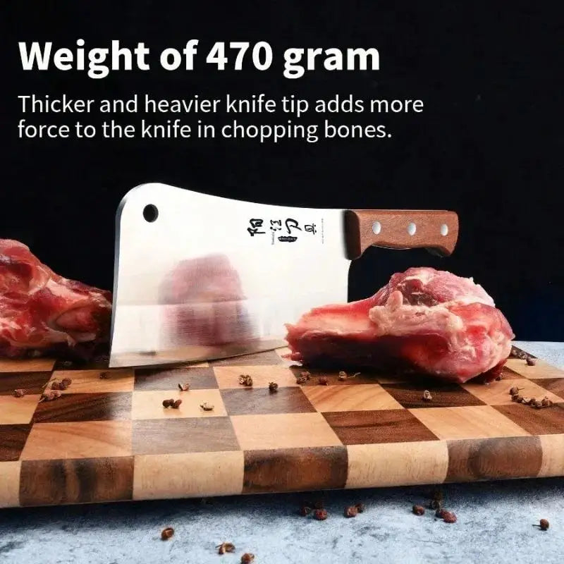 FCM Heavy Duty Bone Cutting Knife for Large Bones Professional