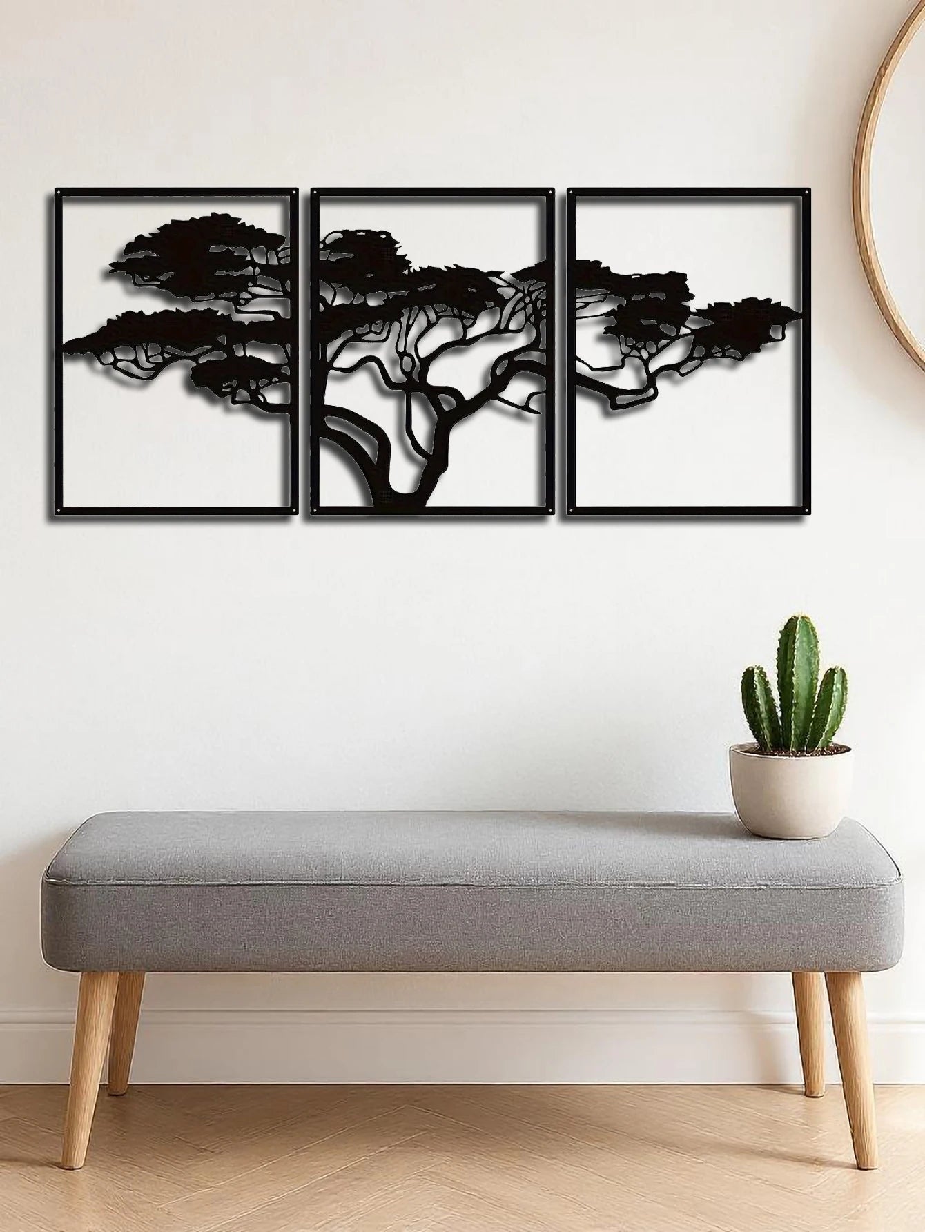 Tree Of Life Metal Bohemian Wall Art Prestige Trio Decor