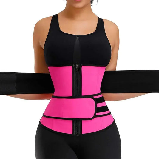 Waist Trainer Slimming Body Shaper Fitness Belt Weight Loss Fat Burning