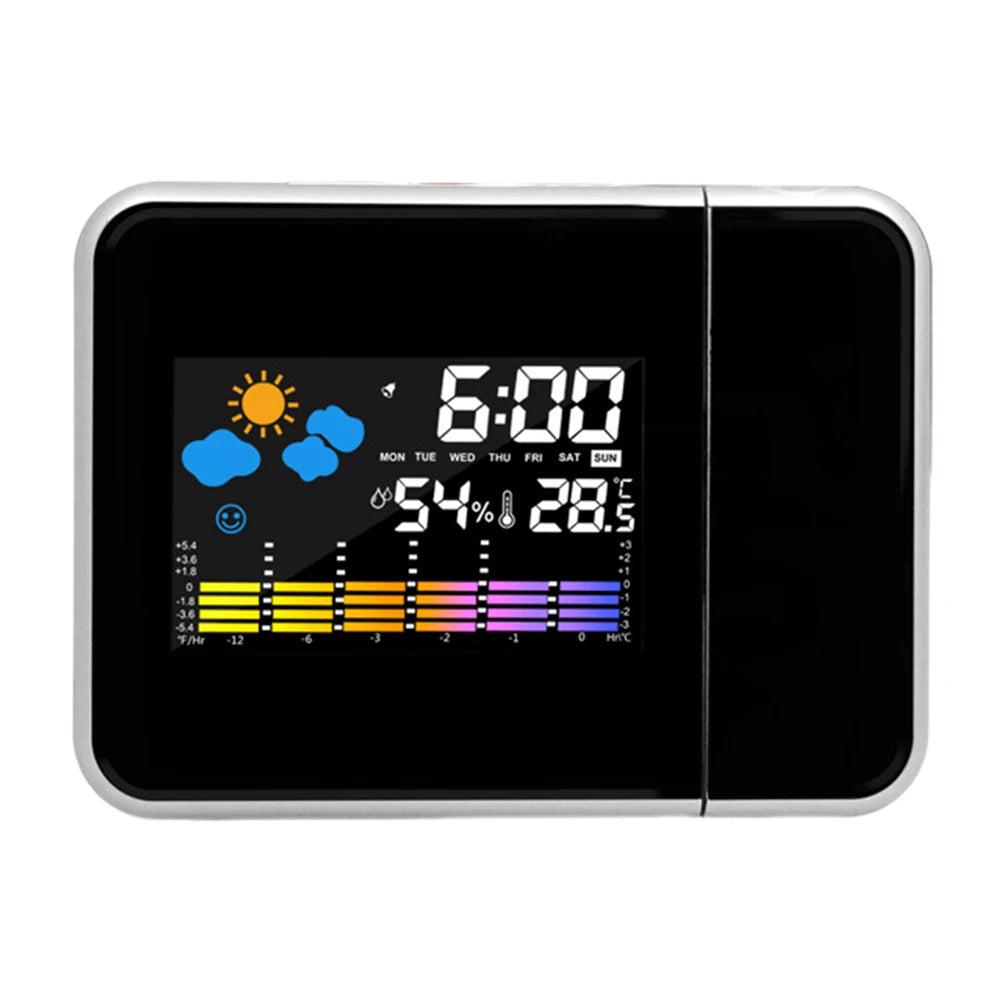 APWIKOGER Smart Alarm Clock With Night Backlight Projection