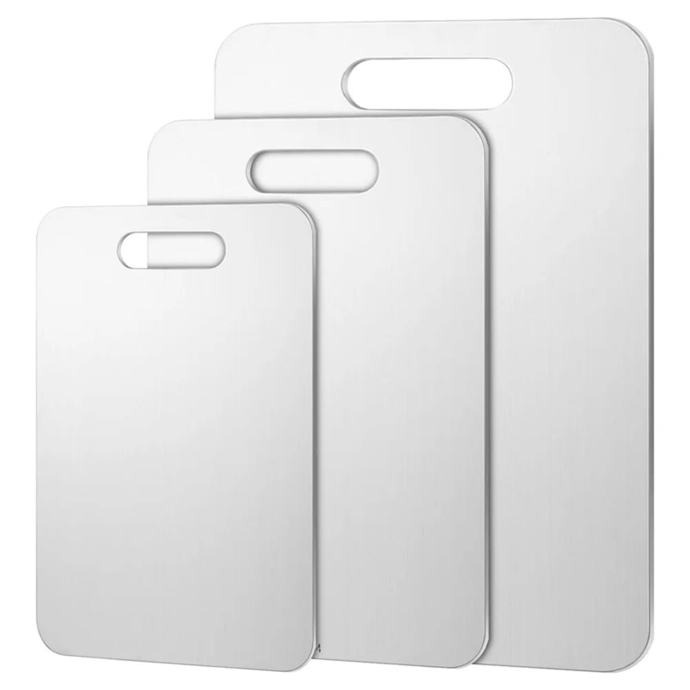 Alloet Double Sided Titanium Cutting Board With Handle