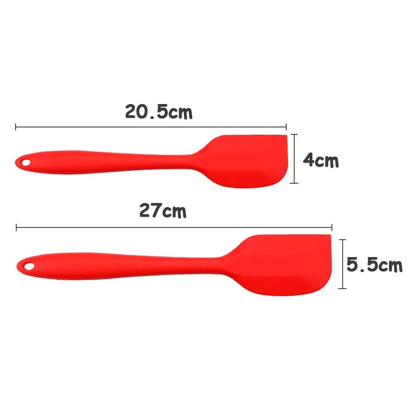 Silicone Spatula Set 2 Pieces for Baking and Mixing