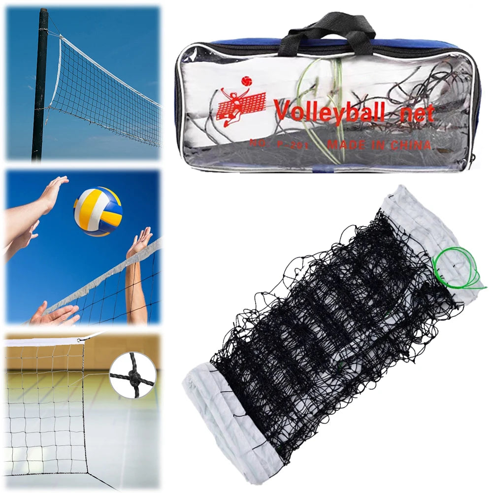 950cm Portable Volleyball Net Standard Replacement Volleyball Net Outdoor Tennis Mesh Net for Backyard Beach Pool Indoor Outdoor