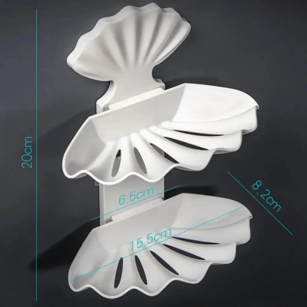 Stonego Shell Soap Box Holder Wall Mount for Bathroom