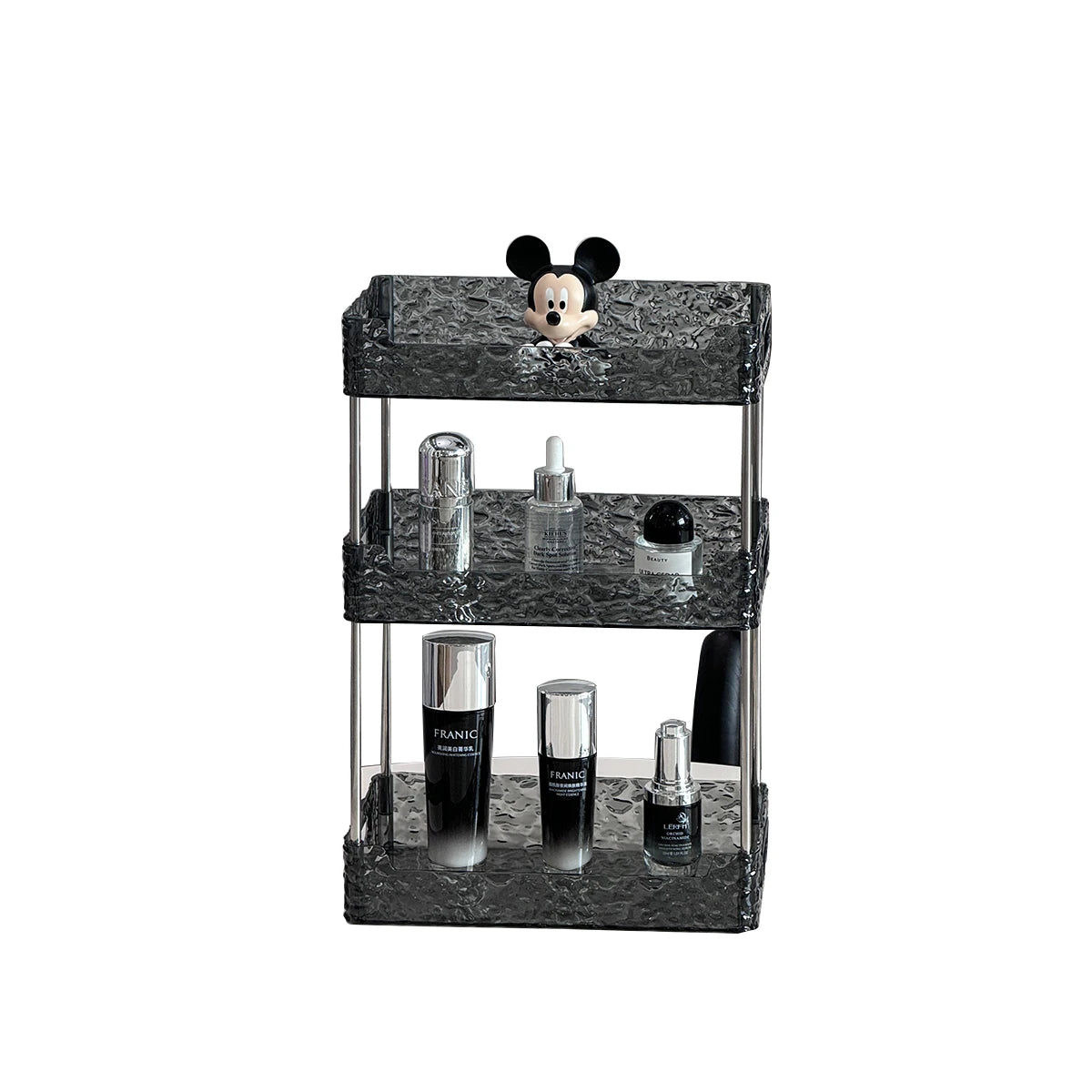 Transparent Acrylic Shower Organizer Three-Tier Shelves