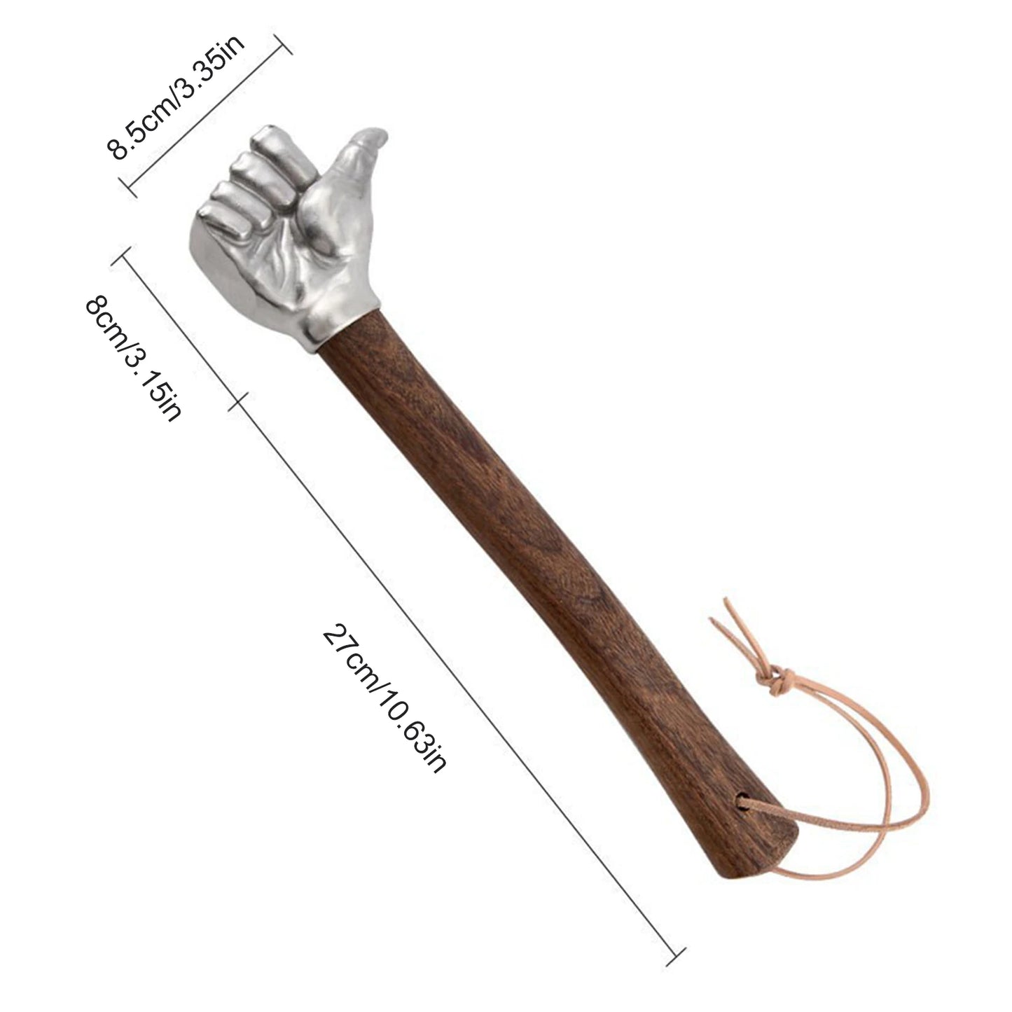 Multifunctional Stainless Steel Hammer With Wooden Handle