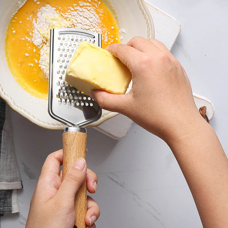 NONECN Lemon Zester Grater Stainless Steel Multi Purpose Kitchen Tool