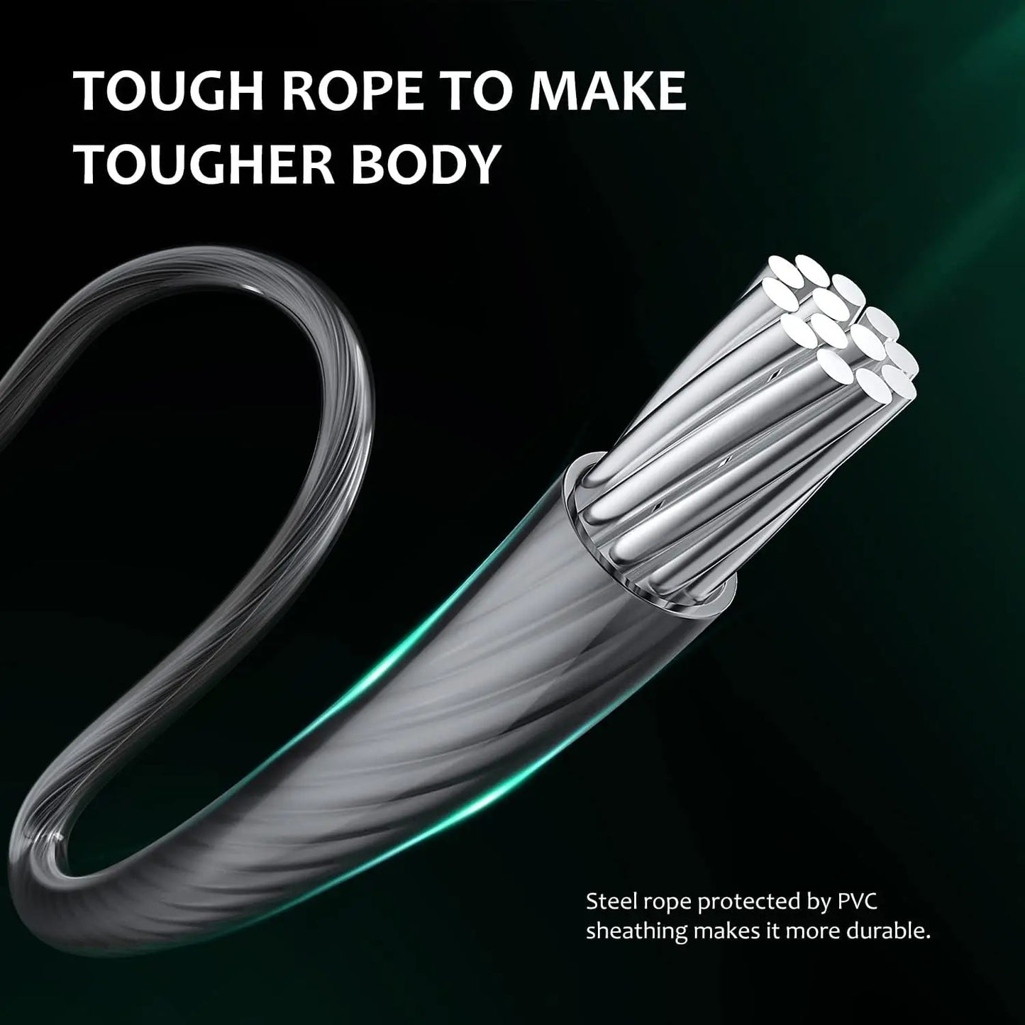Adjustable Jump Rope With Counter And Steel Ball Bearings