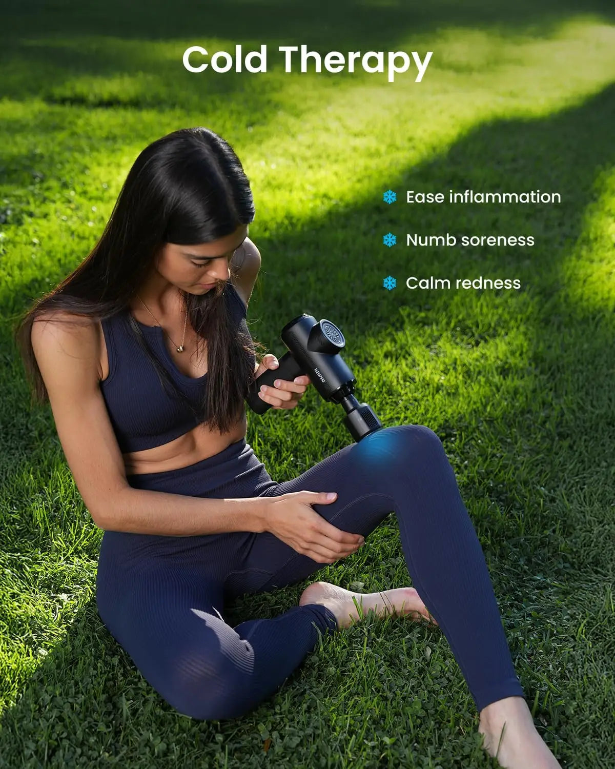 2026 Upgraded Thermacool Massage Gun with Heat & Cold Therapy, Deep Tissue Percussion for Athletes & Professionals