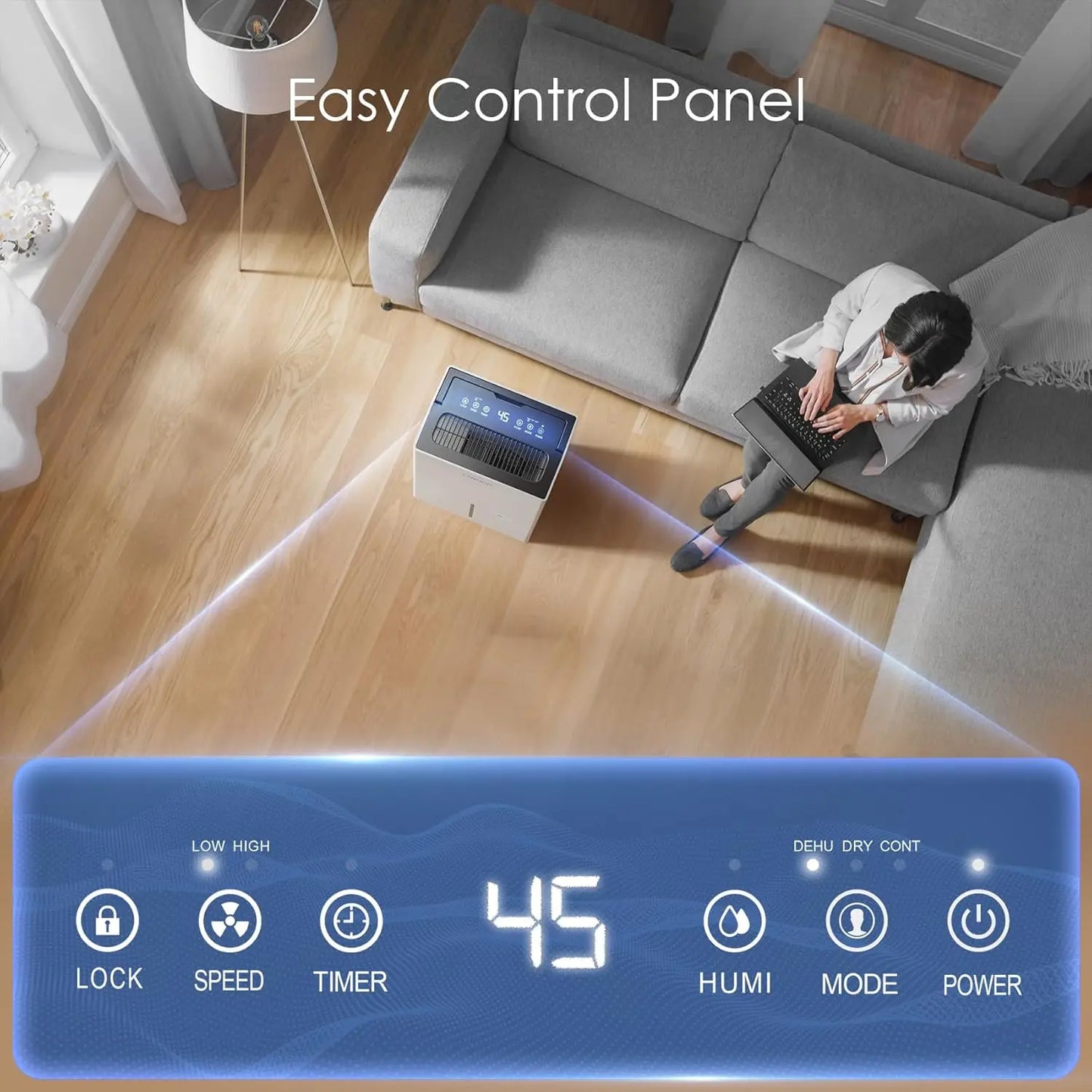 Energy Star Dehumidifier For Living Room Basement With Drain Hose