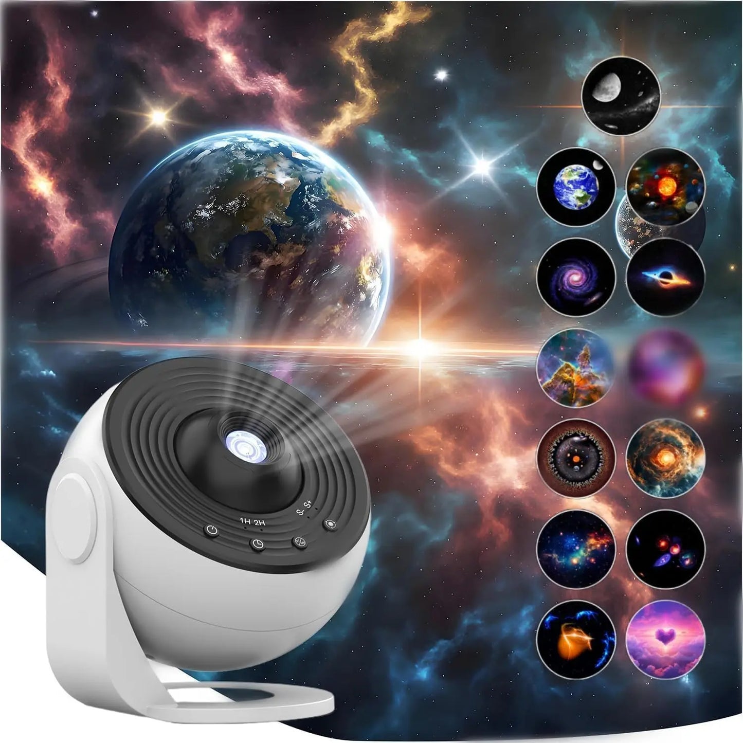 Aiopp Galaxy Projector Pro 13 in 1 Planetarium Bedroom