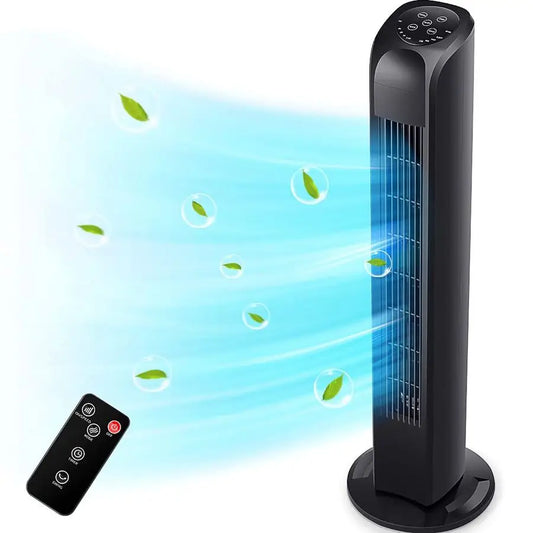 Oscillating Tower Fan With Remote Control For Home Office Use