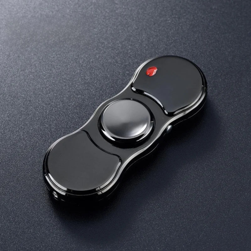 Rotatable Rechargeable Electronic Lighter Finger Spinner For Smokers