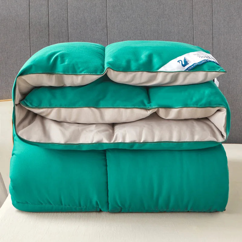 EGW Fluffy Goose Down Like Lightweight Comforter Quilt