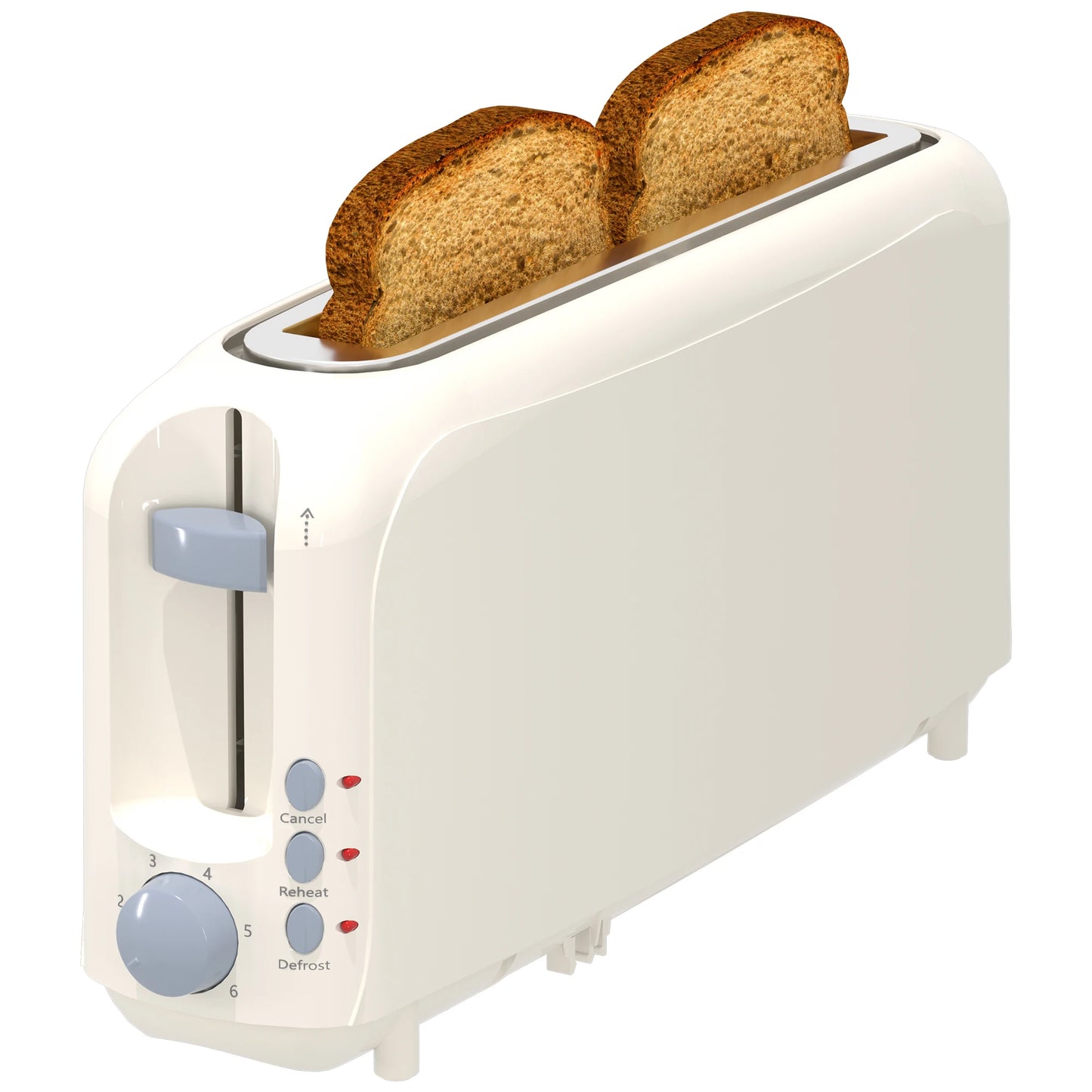 YUKOOL Toaster With Auto Shutoff 6 Shade Settings Removable Tray