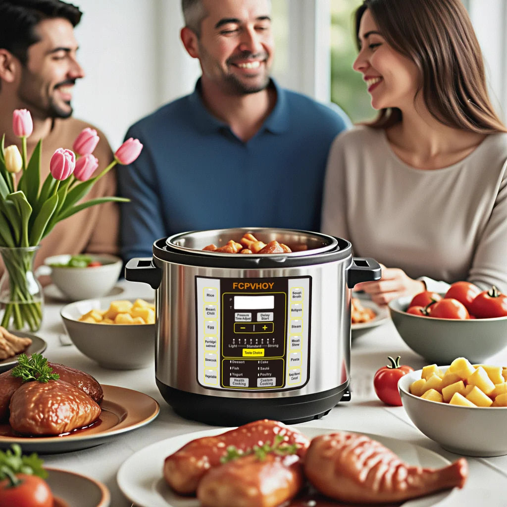Electric Pressure Cooker 9 In 1 Safer Venting Stainless Steel