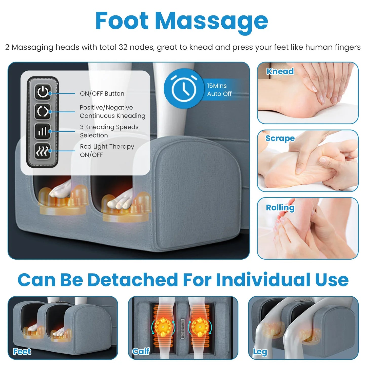 Electric Massage Mattress With Vibrating Heating Infrared Full Body Cushion