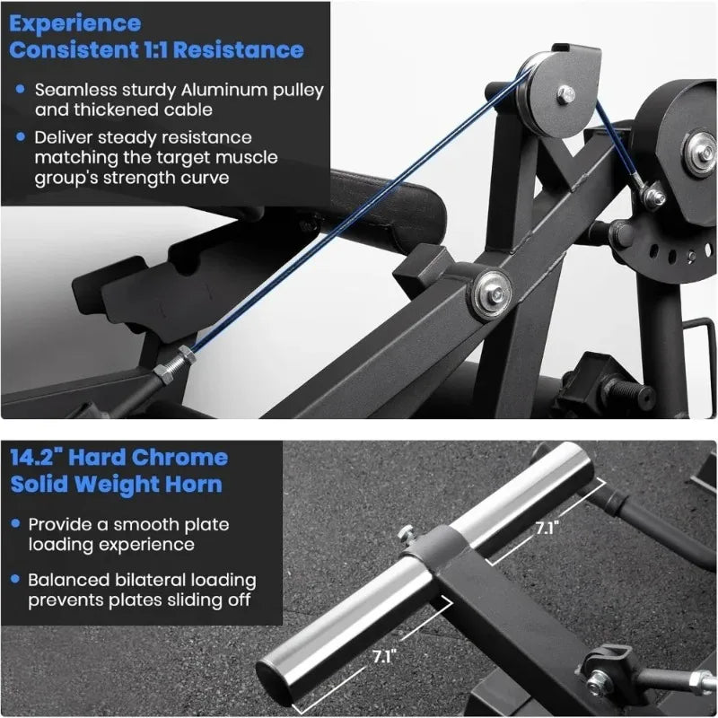 Leg Extension And Curl Machine V4.0 1100lbs Capacity