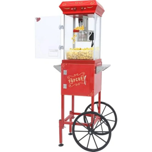 OLOEY Popcorn Machine With Cart Electric