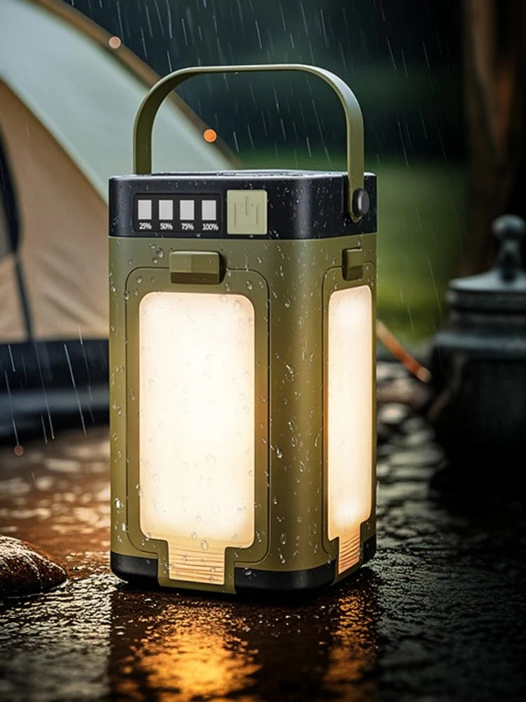 Foldable Camping Light Power Bank Lantern Solar Rechargeable