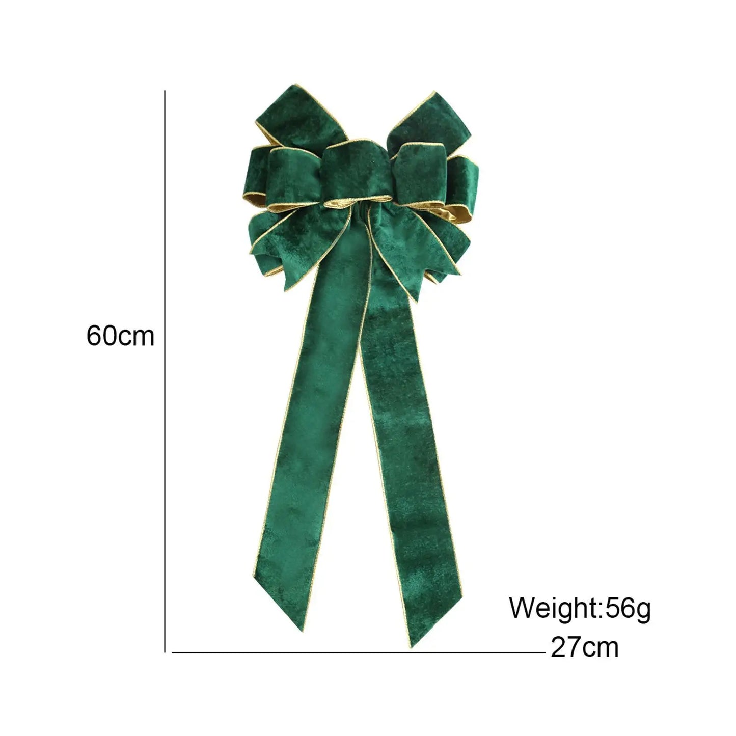 Christmas Door Bow Hanging Ornament For Indoor And Garden Decor