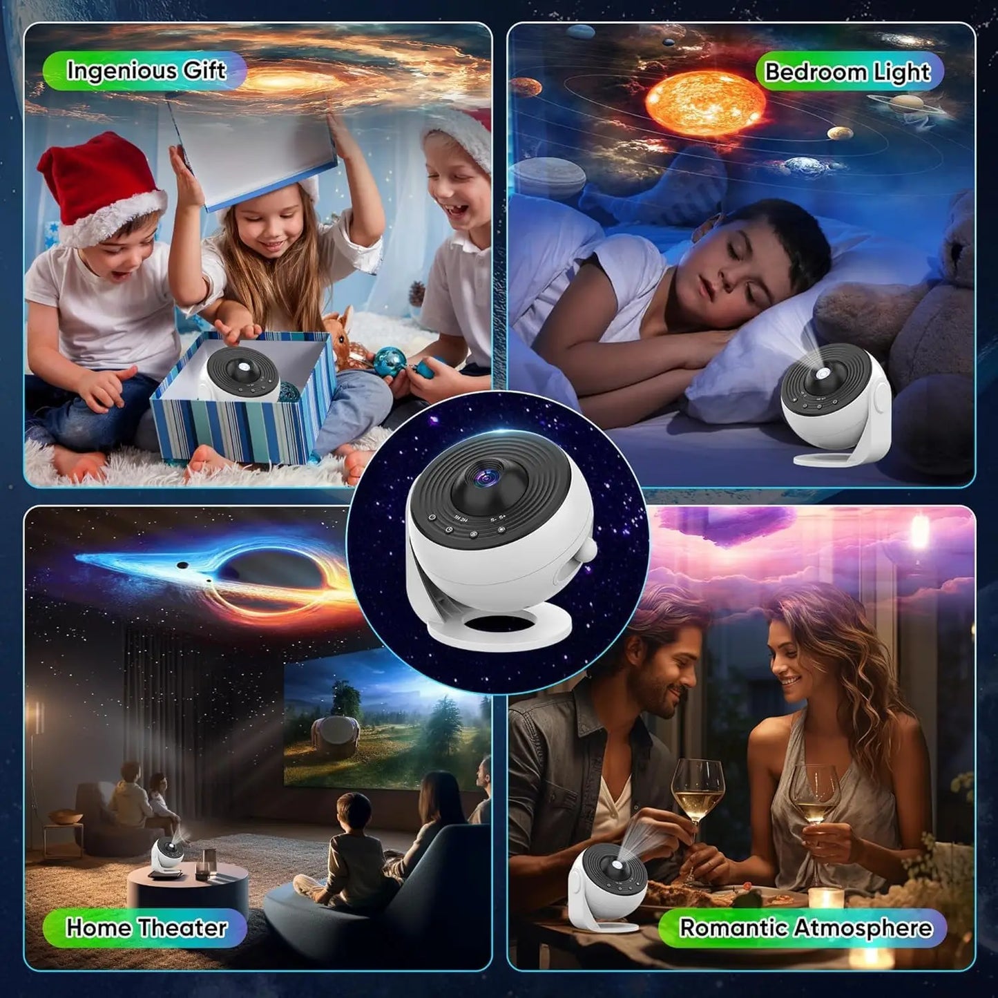 Aiopp Galaxy Projector Pro 13 in 1 Planetarium Bedroom
