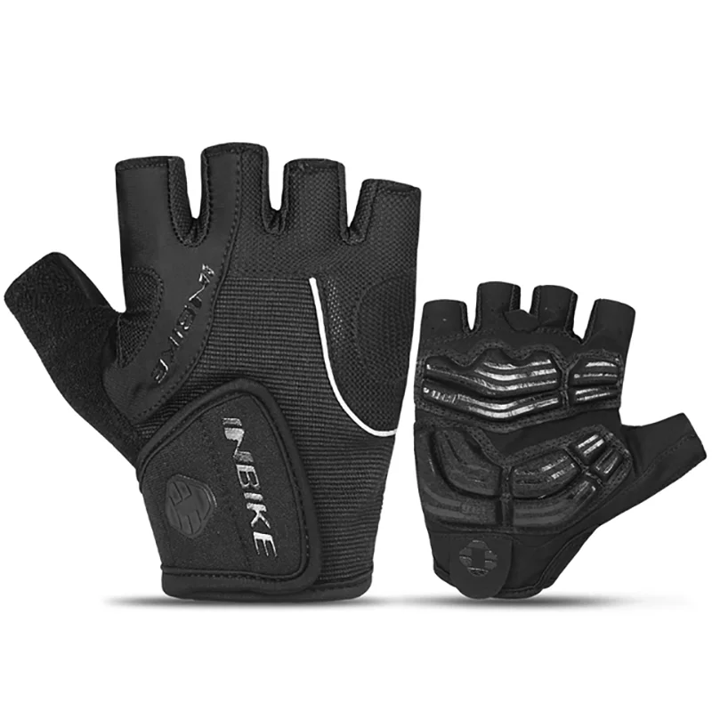 INBIKE Mens Summer Cycling Gloves Half Finger Road Shockproof Breathable