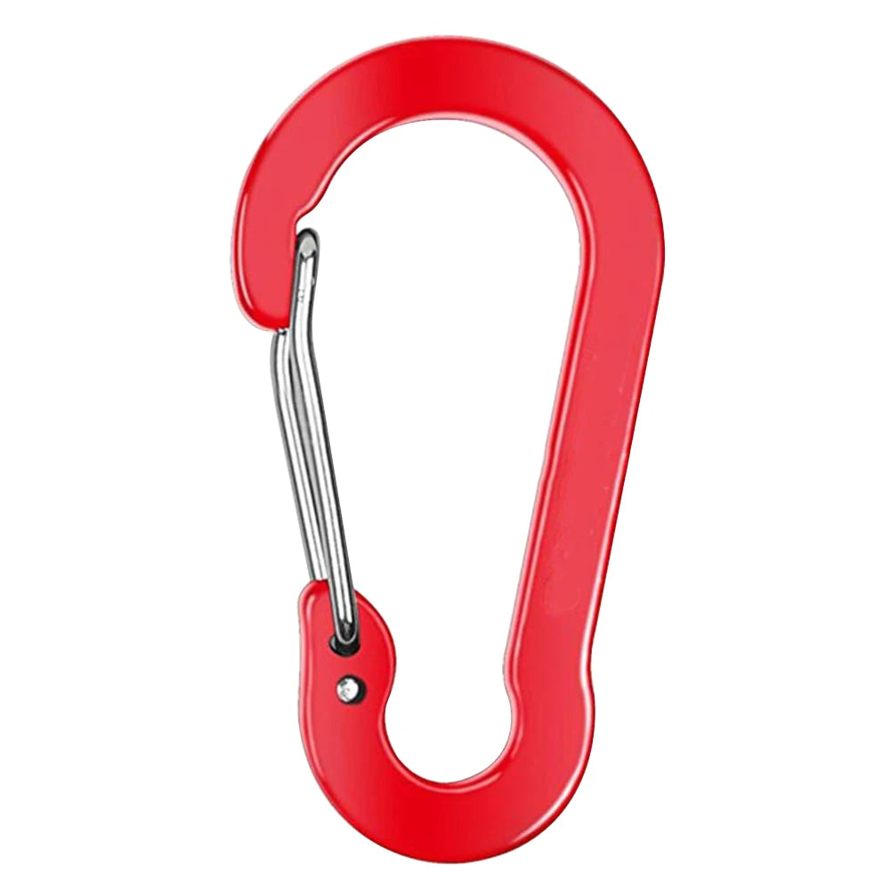 6 Pack Outdoor Carabiner Keychain Clips For Hiking And Backpacking