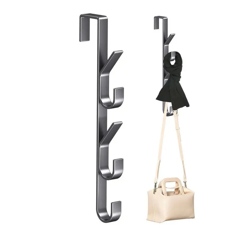 Carbon Steel Door Hanger Over The Door Hooks Versatile Clothes Storage