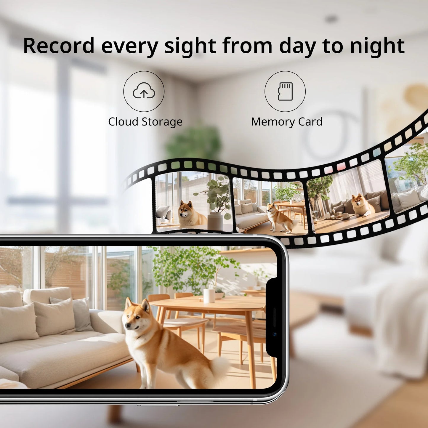 BoyKeep 2K Indoor Security Camera Pan Tilt Two Way Audio