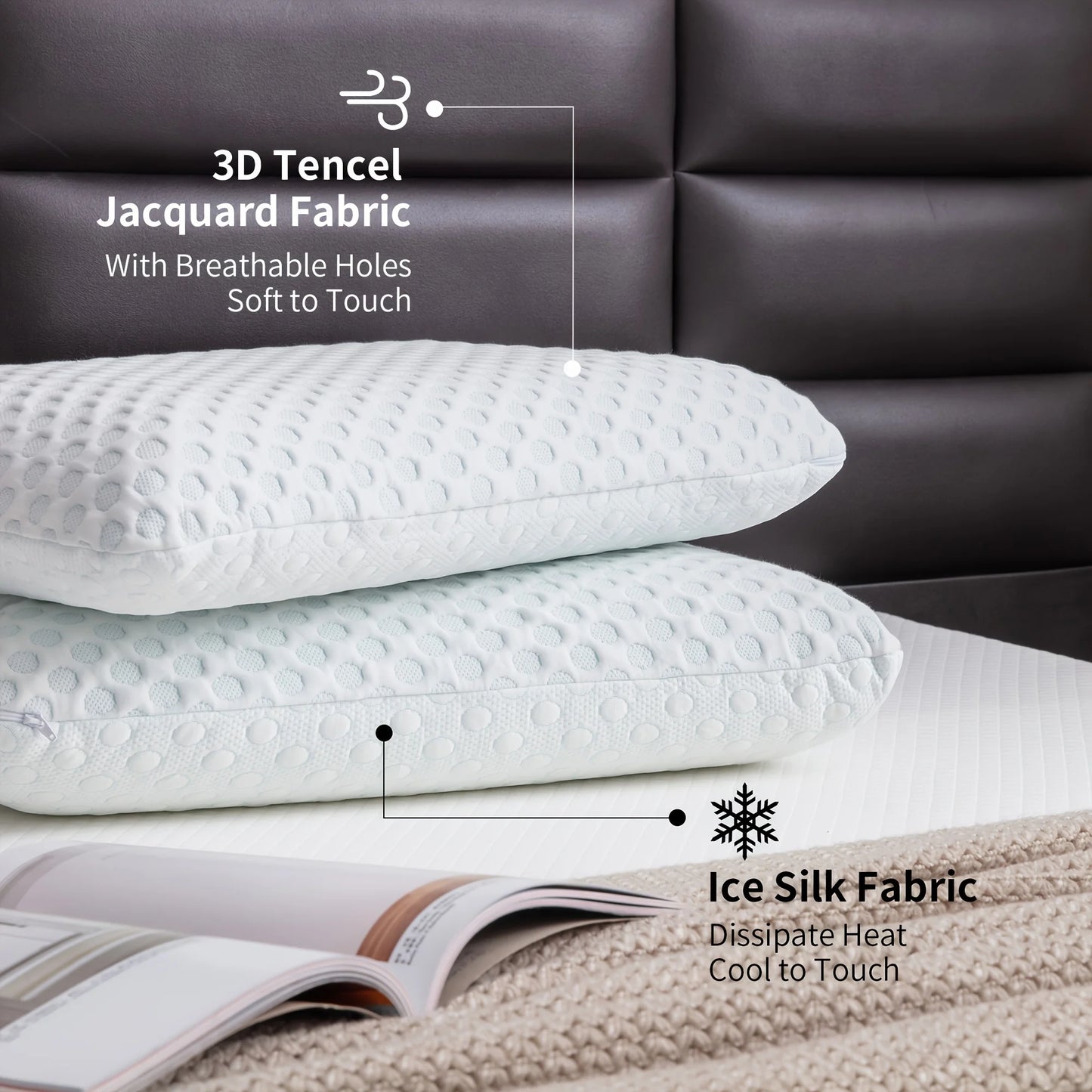Cervical Memory Foam Pillow For Neck Strain Relief