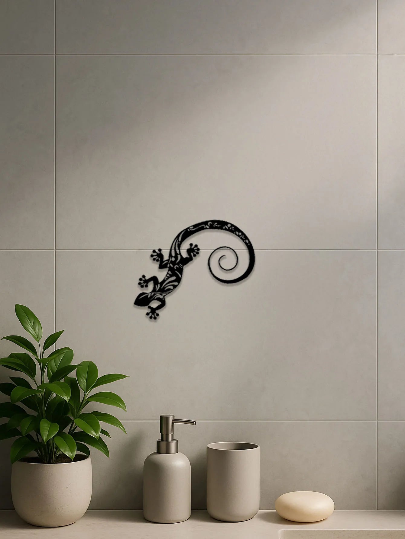 Gecko Wall Art Hanging Decoration For Personalized Spaces