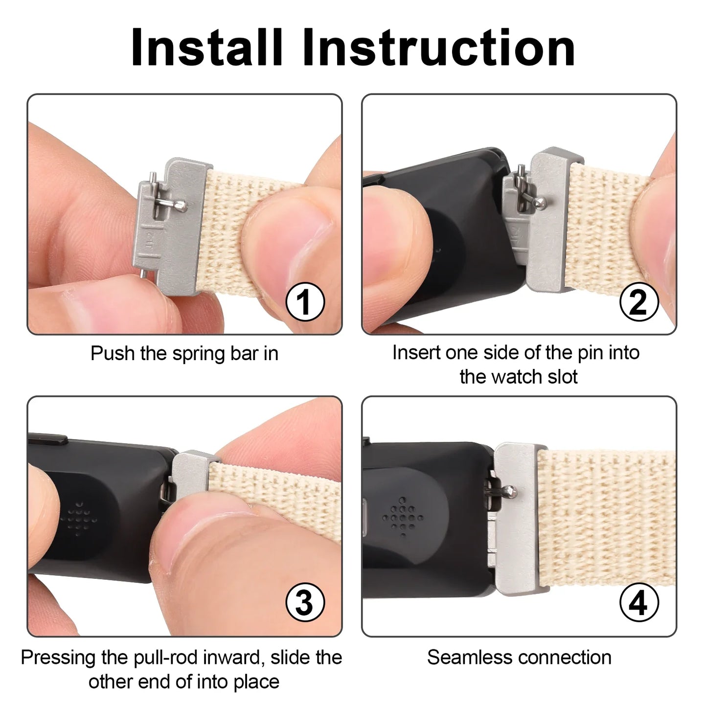 Nylon Strap for Fitbit Inspire 2 Inspire HR ACE Wristband