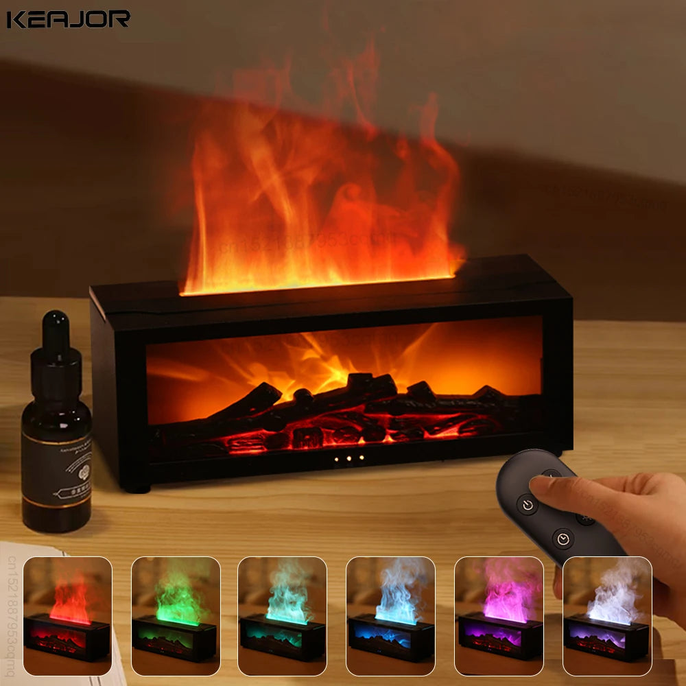 LISM Aroma Humidifier Essential Oil Diffuser With RGB Light Remote