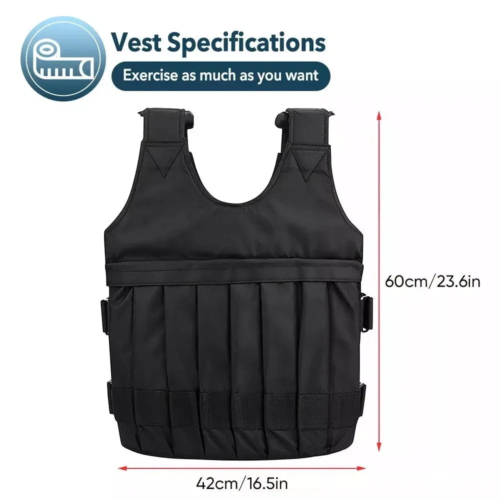 NONED Adjustable Weighted Vest for Cardio Training and Fitness