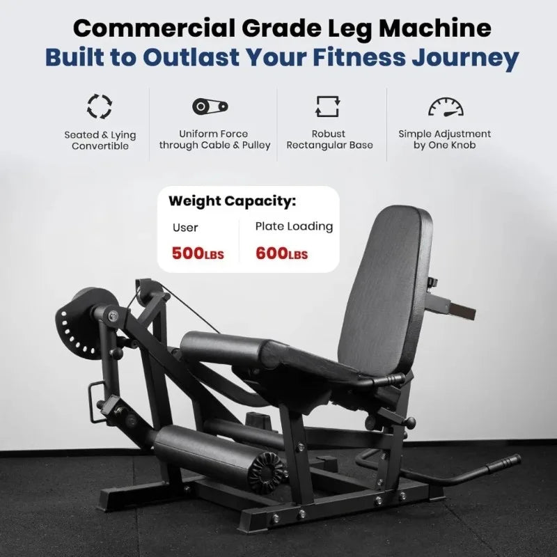 Leg Extension And Curl Machine V4.0 1100lbs Capacity