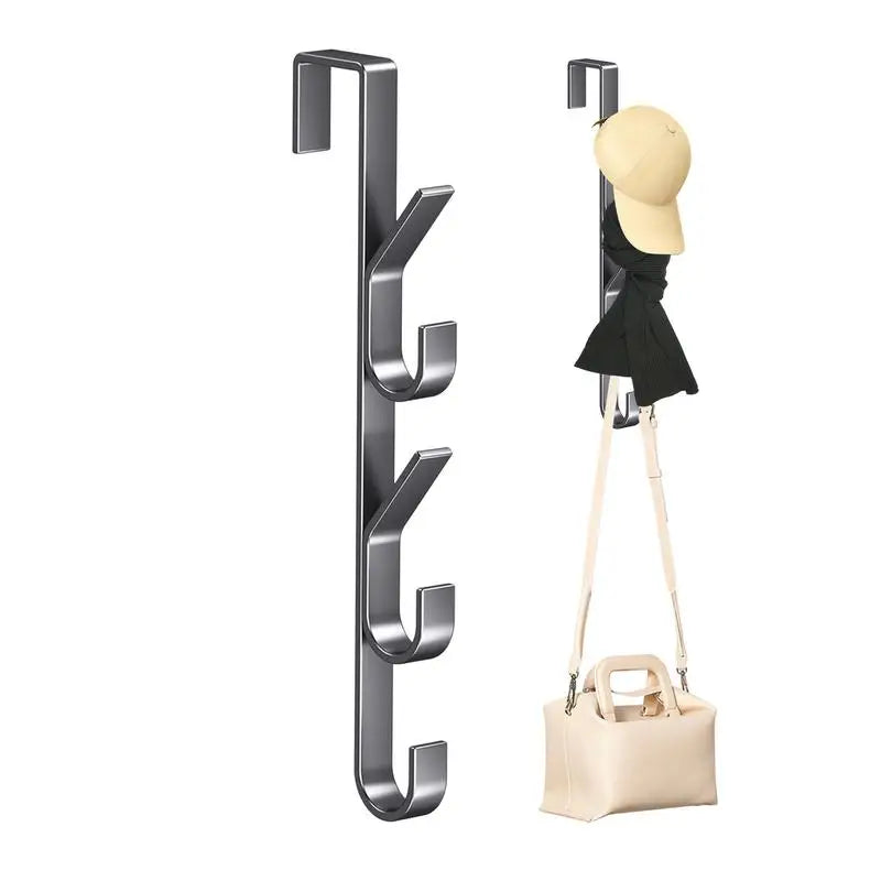 Carbon Steel Door Hanger Over The Door Hooks Versatile Clothes Storage