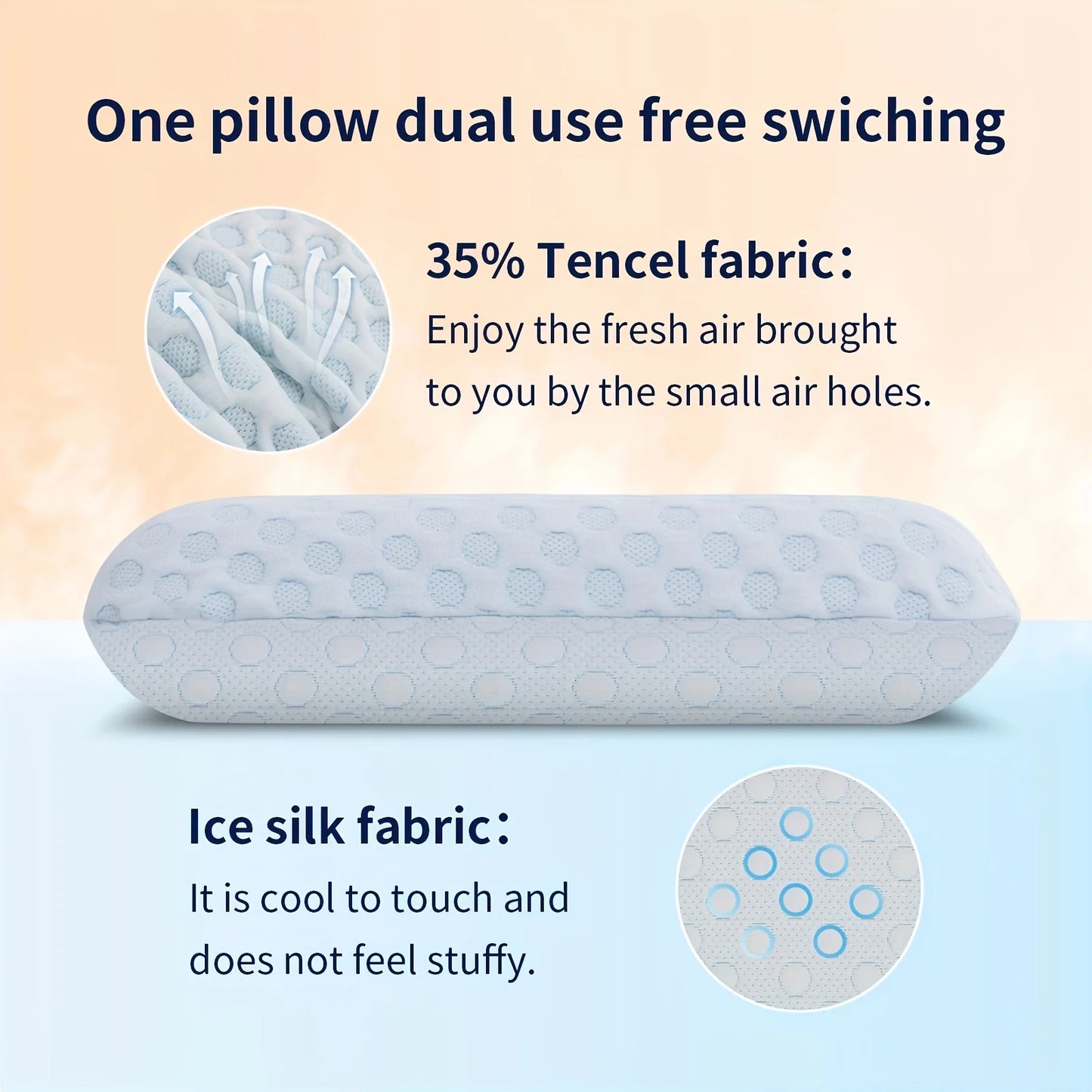 Cervical Memory Foam Pillow For Neck Strain Relief